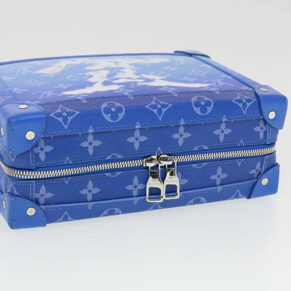 LOUIS VUITTON Monogram Clouds Soft Trunk Shoulder Bag Blue M45430 - Picture 5 of 16